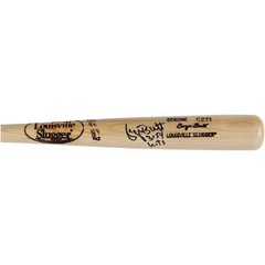 George Brett Royals Signed Louisville Slugger Game Model Bat w/3154 Hits Insc