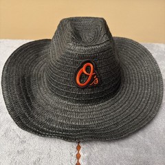 Baltimore Orioles Logo Black Cowboy Hat Adjustable SGA 8/22/25 BRAND NEW! O’s