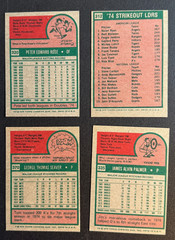 1975 Topps Baseball Complete Set. 660 Cards in Zip Binder. VG-EX