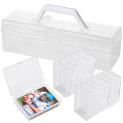 Trading Card Storage Box PVC Baseball Card Storage Holds 900+ Loose Cards