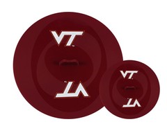 MasterPieces – Virginia Tech Hokies – NCAA Silicone Lid Set – 2 Sizes