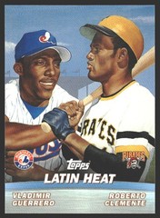 Latin Heat (Vladimir Guerrero / Roberto Clemente) #TC8 2001 Topps Combos