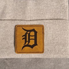 Tigers Leather Square Patch MLB (Patch Only)