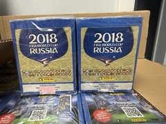 Panini FIFA World Cup Russia 2018 Sticker Sealed Box Lot of 2