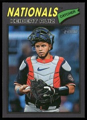 2026 Topps Heritage #201 Keibert Ruiz Dark Gray