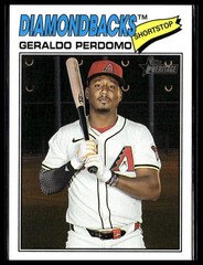 2026 Topps Heritage 216 Geraldo Perdomo Arizona Diamondbacks Short Print SP