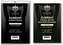 300 Max Pro Current Modern Age Comic Book 2-Mil Bags +Acid Free Backer Boards