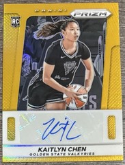 Kaitlyn Chen 2025 Panini Prizm WNBA SP RC Gold Prizm Auto Autograph /10 #TB-KC