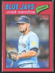 2026 Topps Heritage #56 José Berríos Red Border