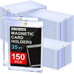150ct Magnetic Trading Sports Card Holder 35pt One-Touch Hard Case UV Protection