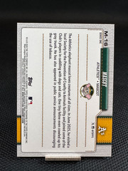 2026 Topps Series 1 Celebration Mascots ATHLETICS #M-16