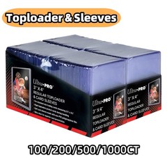 100-1000CT Ultra PRO 3×4 TopLoader & Sleeves For Pokémon Standard 35pt Cards